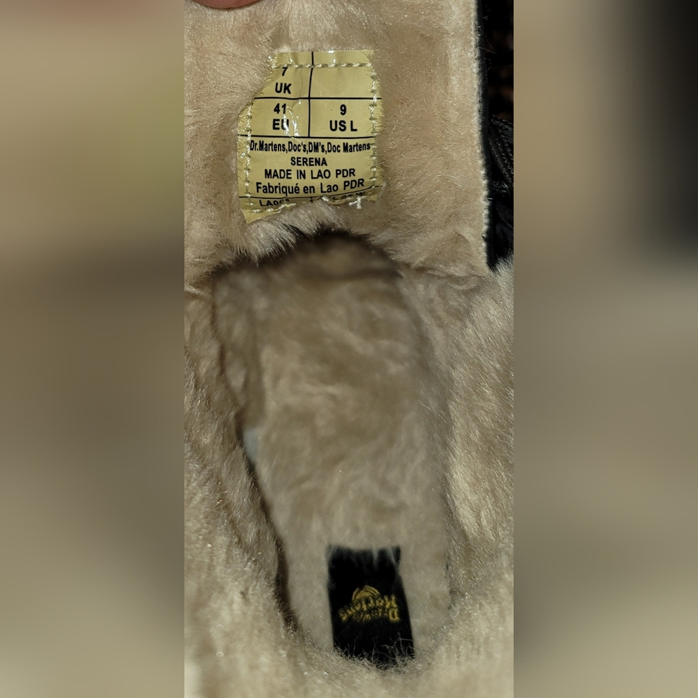 Dr. Martens 1460 Serena Faux-Fur Lined Boots (NWOB) - Picture 2 of 9